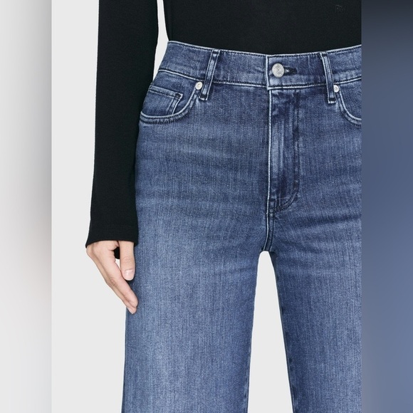 NWOT - Frame Le Palazzo Raw Hem in Crossings - Size 26 - Picture 5 of 9